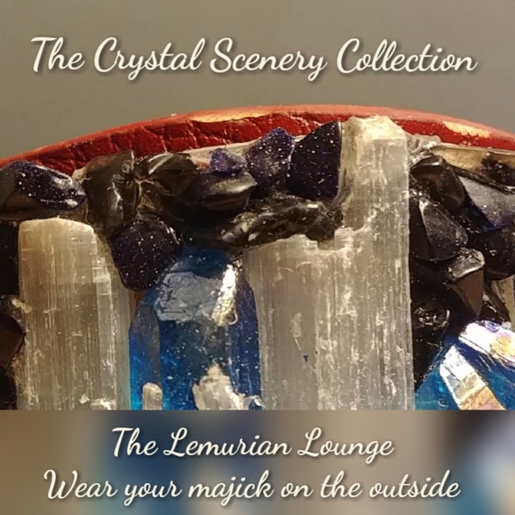 Artisan Handcrafted Boho Crystal Cuff Bracelet - Picture 4 of 6